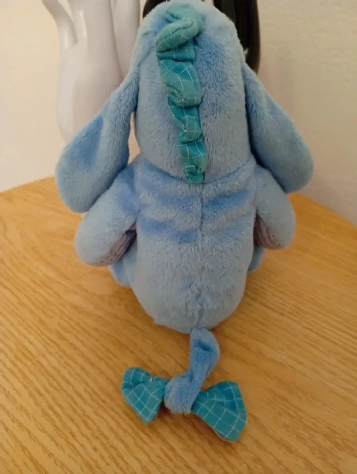 Solde 💝 Disney doudou peluche collection good morning bourriquet âne bleu violet fleur soleil - photo numéro 3