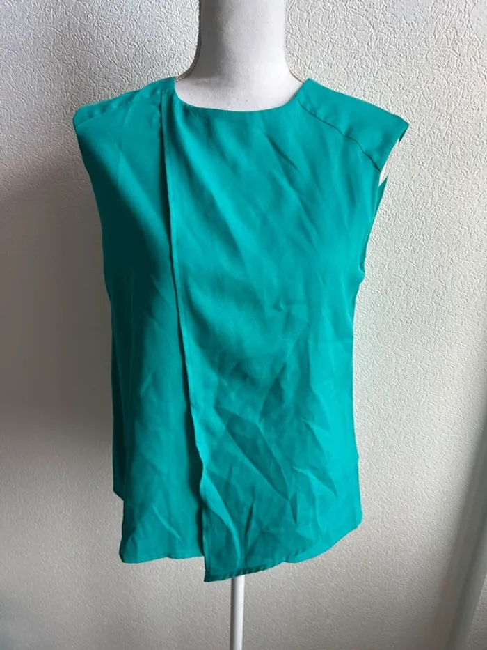 Haut turquoise