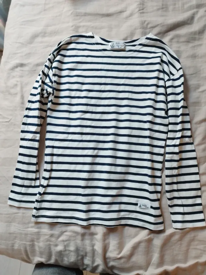 Pull marin Sable et mer 12 ans