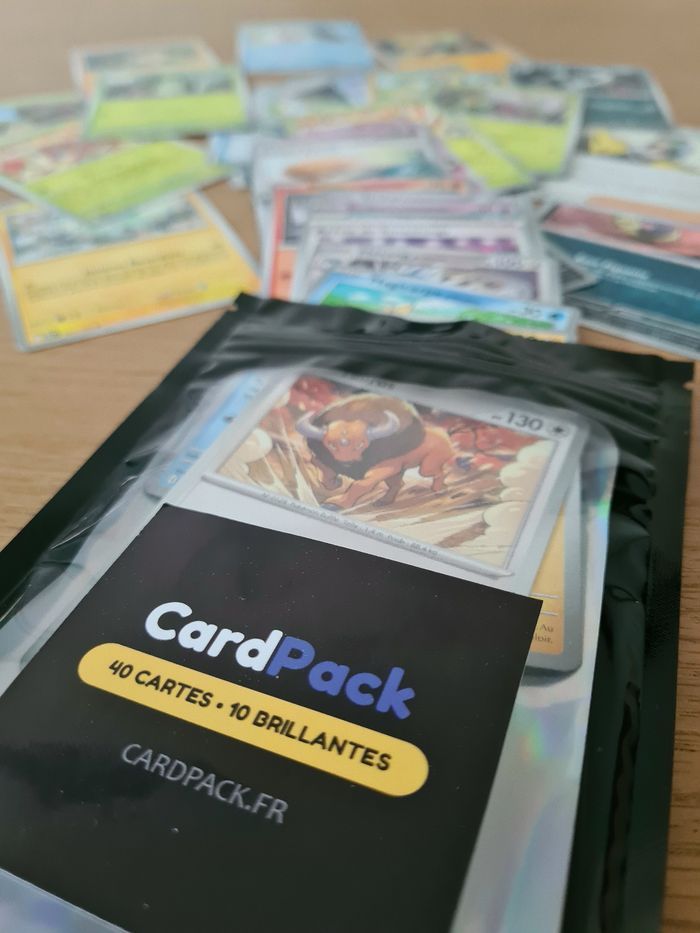 40 cartes pokemon dont 10 brillantes, CardPack - photo numéro 3