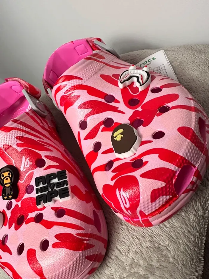 Crocs Bape a bathing ape roses 40 - photo numéro 2