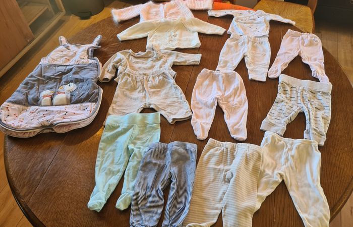 Lot naissance : bodies, pyjamas, ensembles, gilets, bonnets, etc. - photo numéro 2