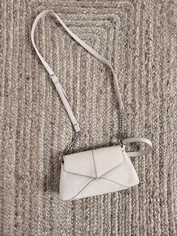 Sac bandoulière à main beige borsa bolsa bag Zak handbag Handtasche Bolso de mano Hand