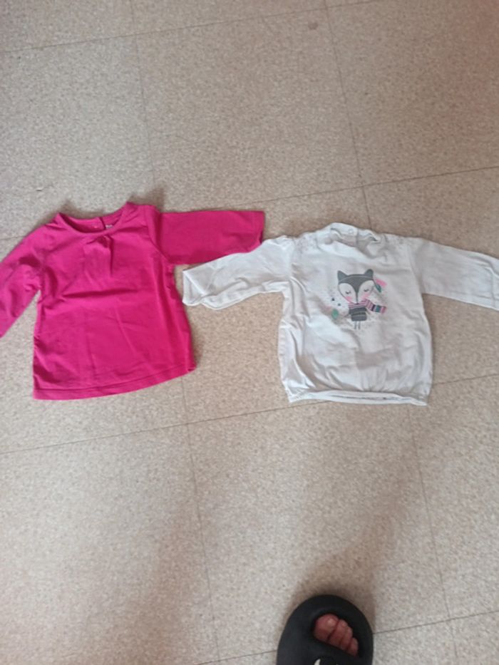 Le lot de deux t-shirt 6 mois