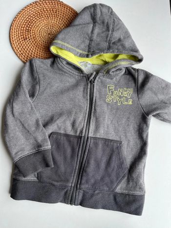 Veste à capuche gilet zippé