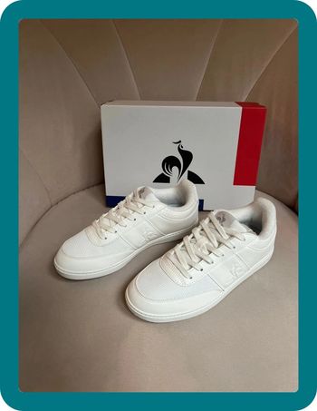 Sneackers unisexe LCS Derby_1 blanches taille 39 - Le coq sportif