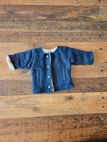 Gilet brassière naissance réversible bébé garçon