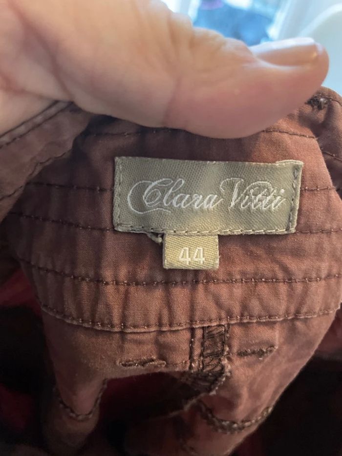 Autre pantalon Clara Vitti marron taille 44 - photo numéro 5