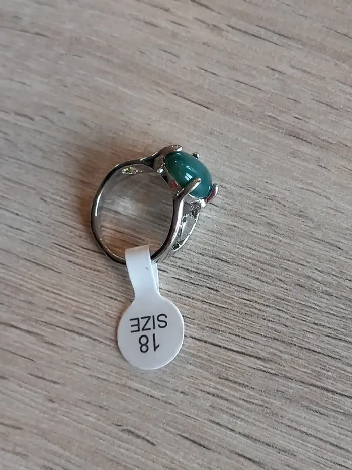 Bague en acier inoxydable taille 18 (58) - photo numéro 5