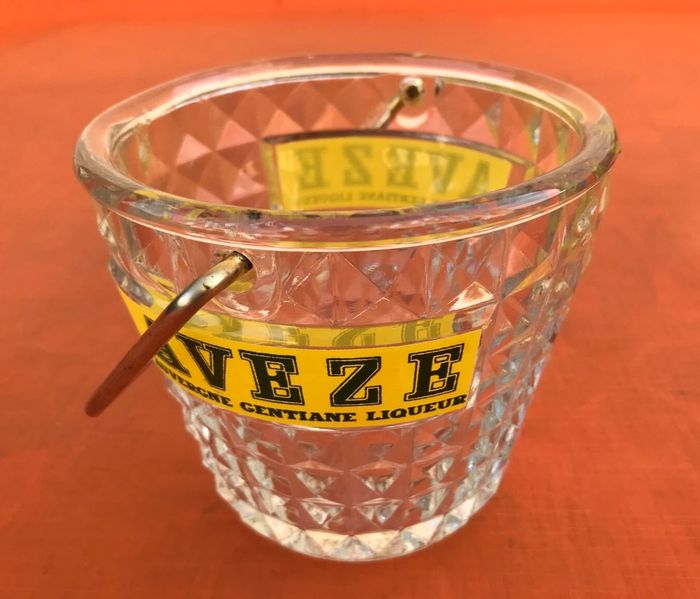 Années 1950  Seau à glace  AVEZE (Auvergne Gentiane Liqueur) - photo numéro 3