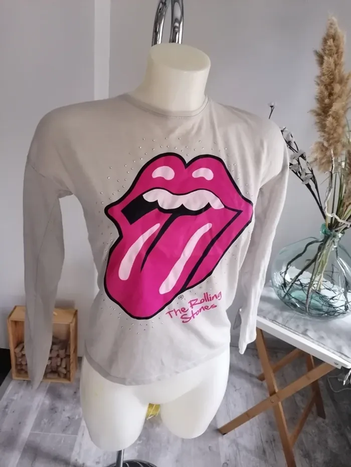 Tee shirt manches longues the rolling stones S