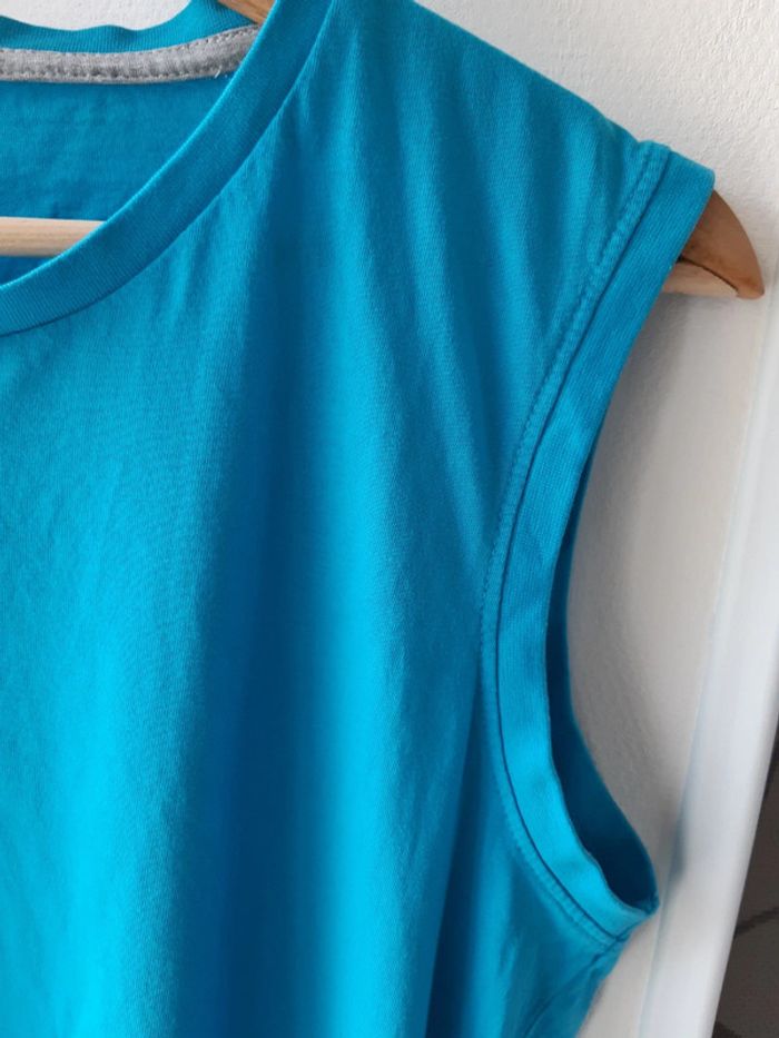 Débardeur bleu Tex M - photo numéro 4