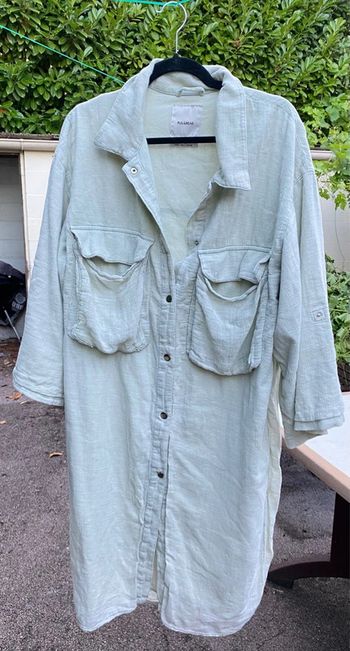 Veste Longue Oversize Pull & Bear Taille L