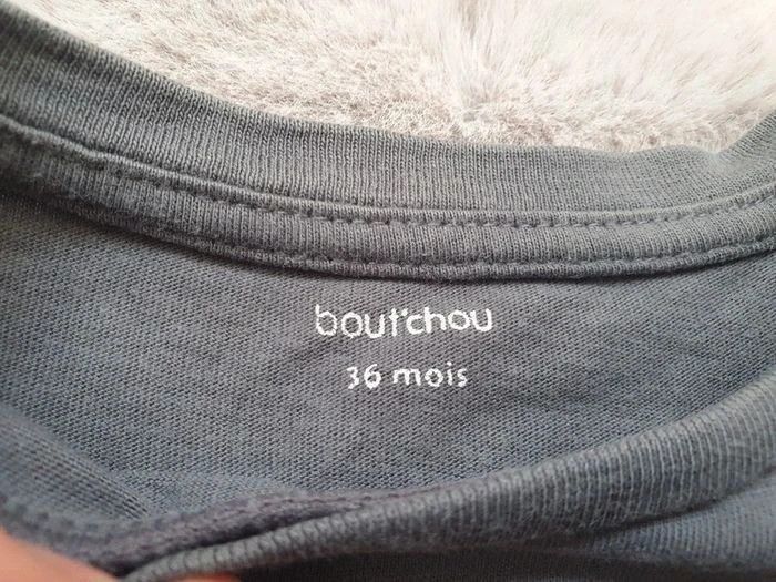 T.shirt manches longues gris Bout'chou 3 ans - photo numéro 4