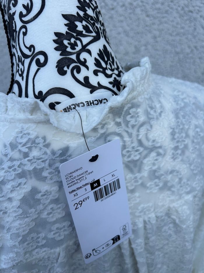 Blouse blanche cache cache - photo numéro 10