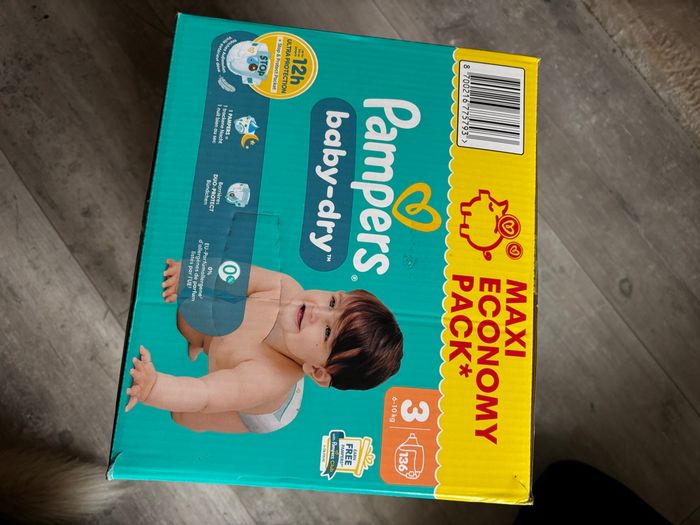Pack 136 couches Pampers baby dry - photo numéro 2