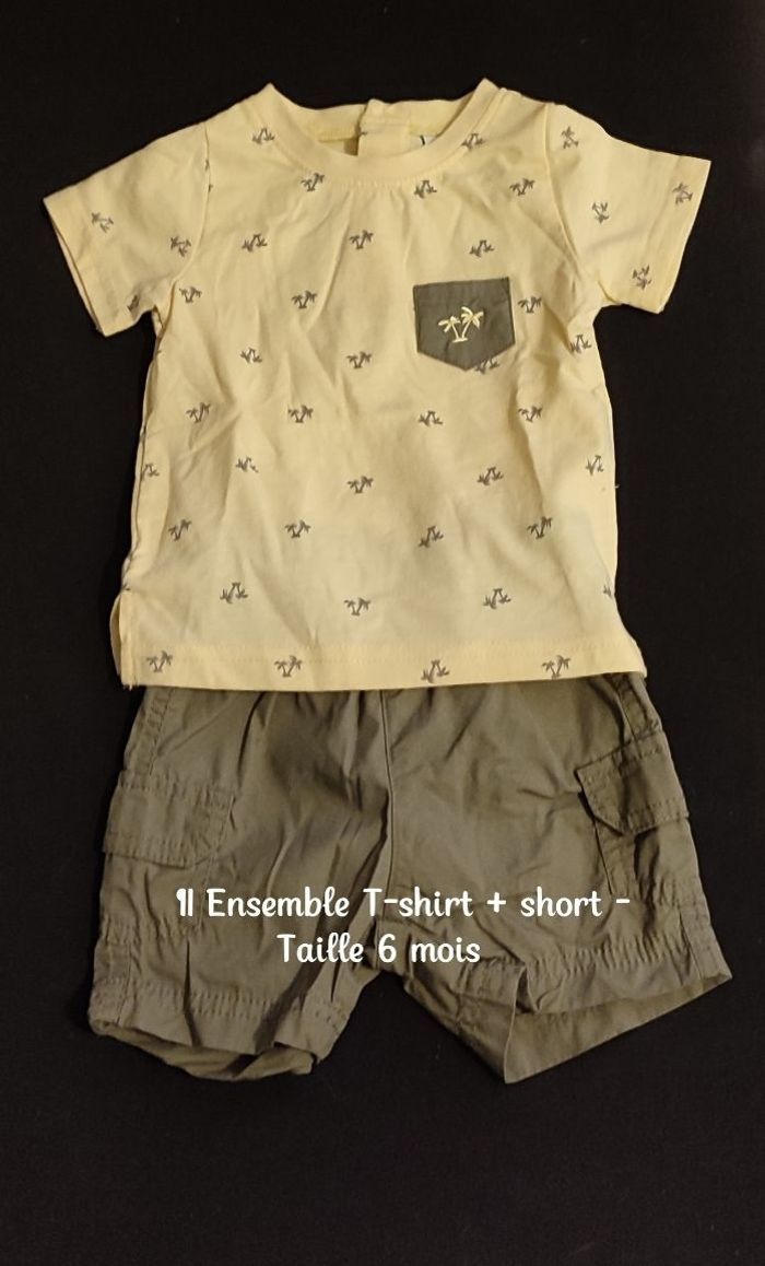Ensemble T shirt + short