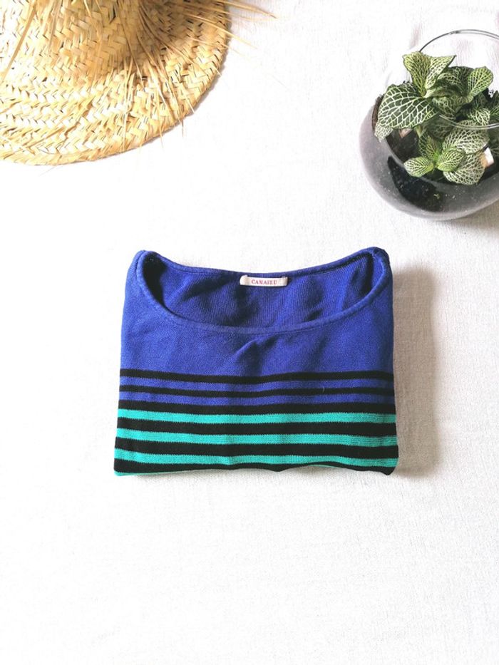 Pull rayé - photo numéro 3