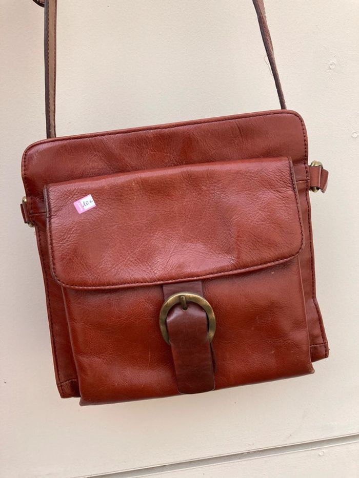 Sac en cuir marron - photo numéro 2