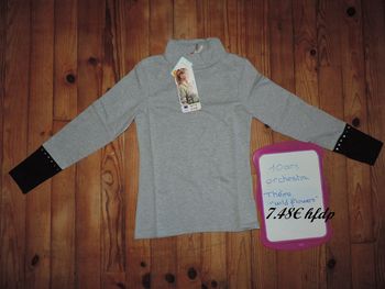 sous pull orchestra taille 10 ans thème " wild flowers"neuf