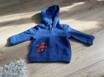 Gilet bleu 6 mois du pareil au même