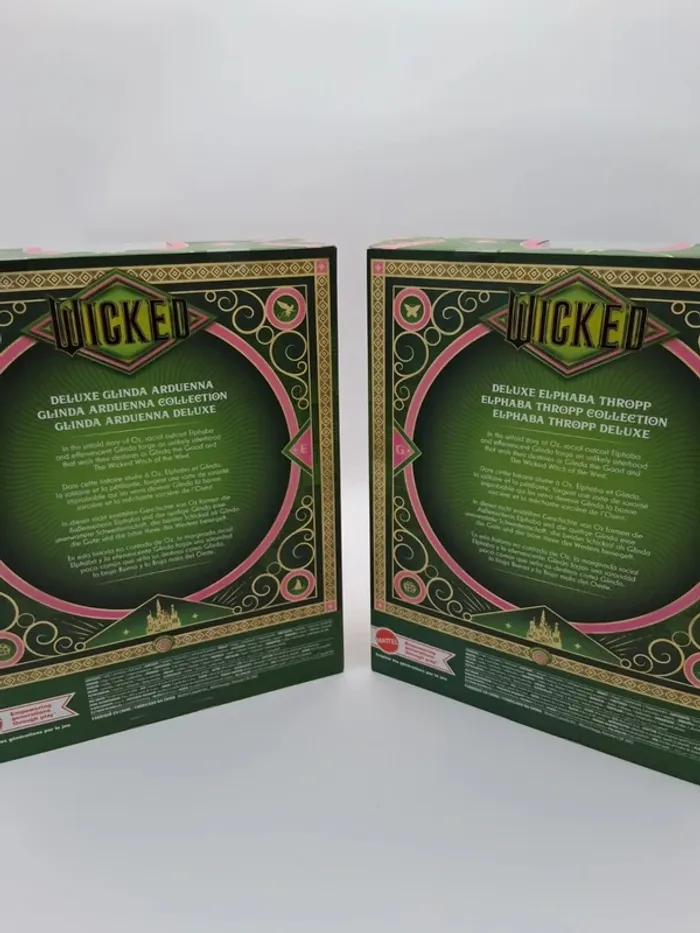 Lot 2 poupées Wicked – Deluxe Elphaba & Glinda - photo numéro 2