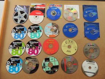 Lot de 20 CD tous genre