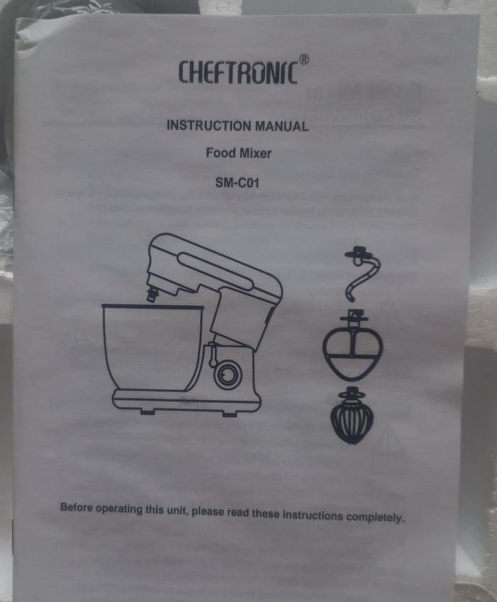 Robot de cuisine Cheftronic 4L , 1300w 6+p vitesse  Prise de type UE C (220-240 v ) - photo numéro 2