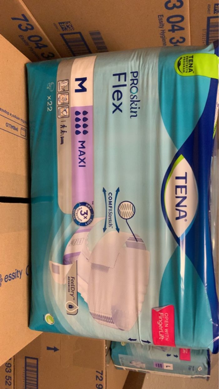 Tena ProSkin Flex Maxi M – 22 couches – Neuf sous blister - photo numéro 2