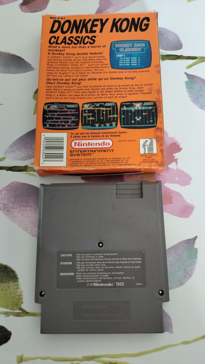 Jeu Nintendo NES : Donkey Kong Classsics - photo numéro 2