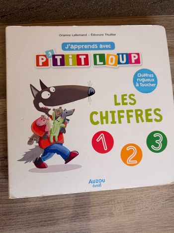 Livre Les chiffres J’apprends avec P’tit Loup