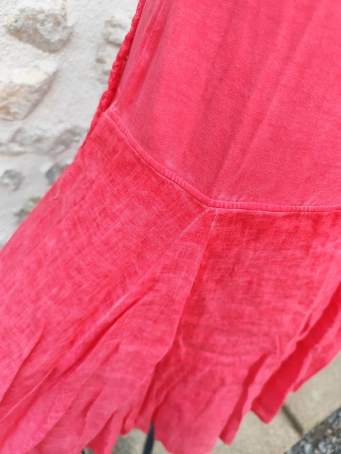 Magnifique robe Elisa Cavaletti taille S couleur corail #55 - photo numéro 6