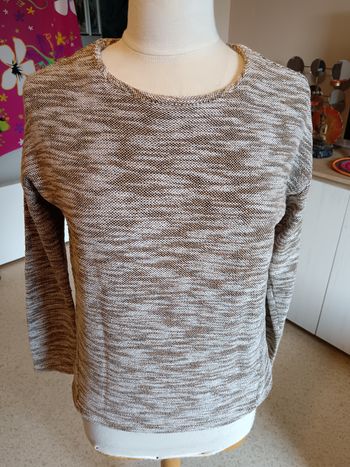 Pull camaïeu beige M