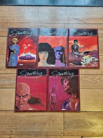 Lot de 5 bd santiag 1 à 5 (série complète)
