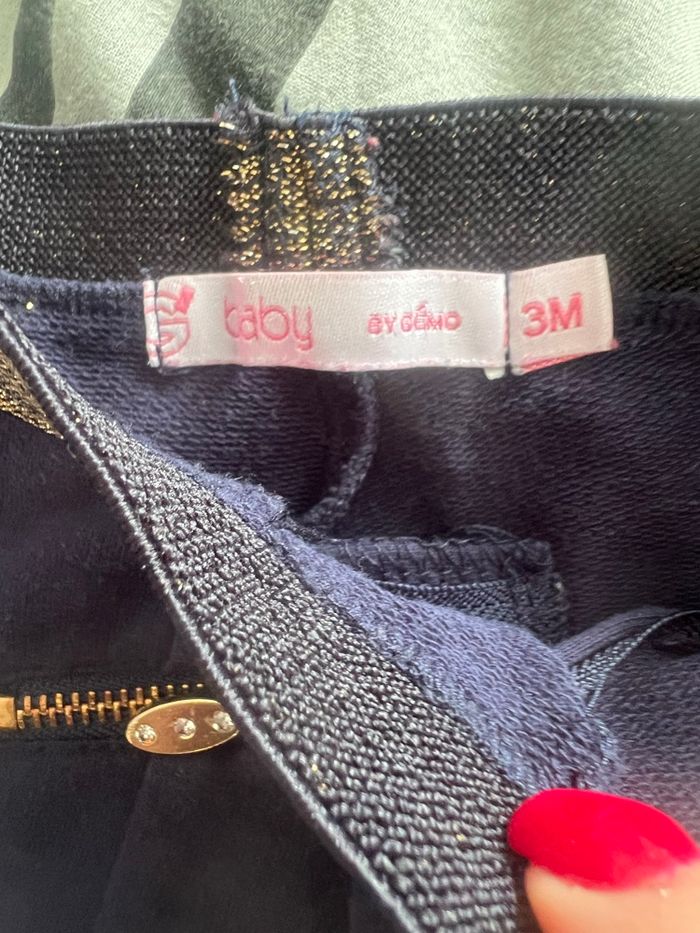 Legging bleu - 3 mois - photo numéro 3