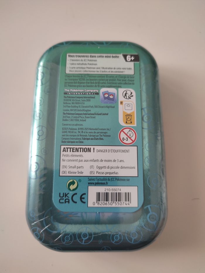 Lot de 5 minitins Pokemon Kanto - photo numéro 7