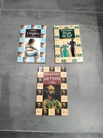 Lot de 3 anciens livres