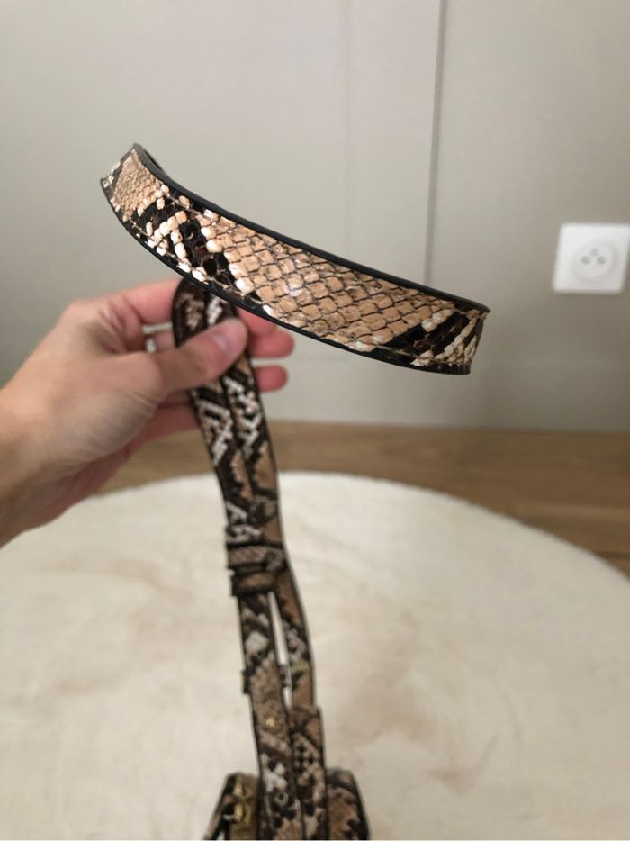 Petit sac rond python - photo numéro 5