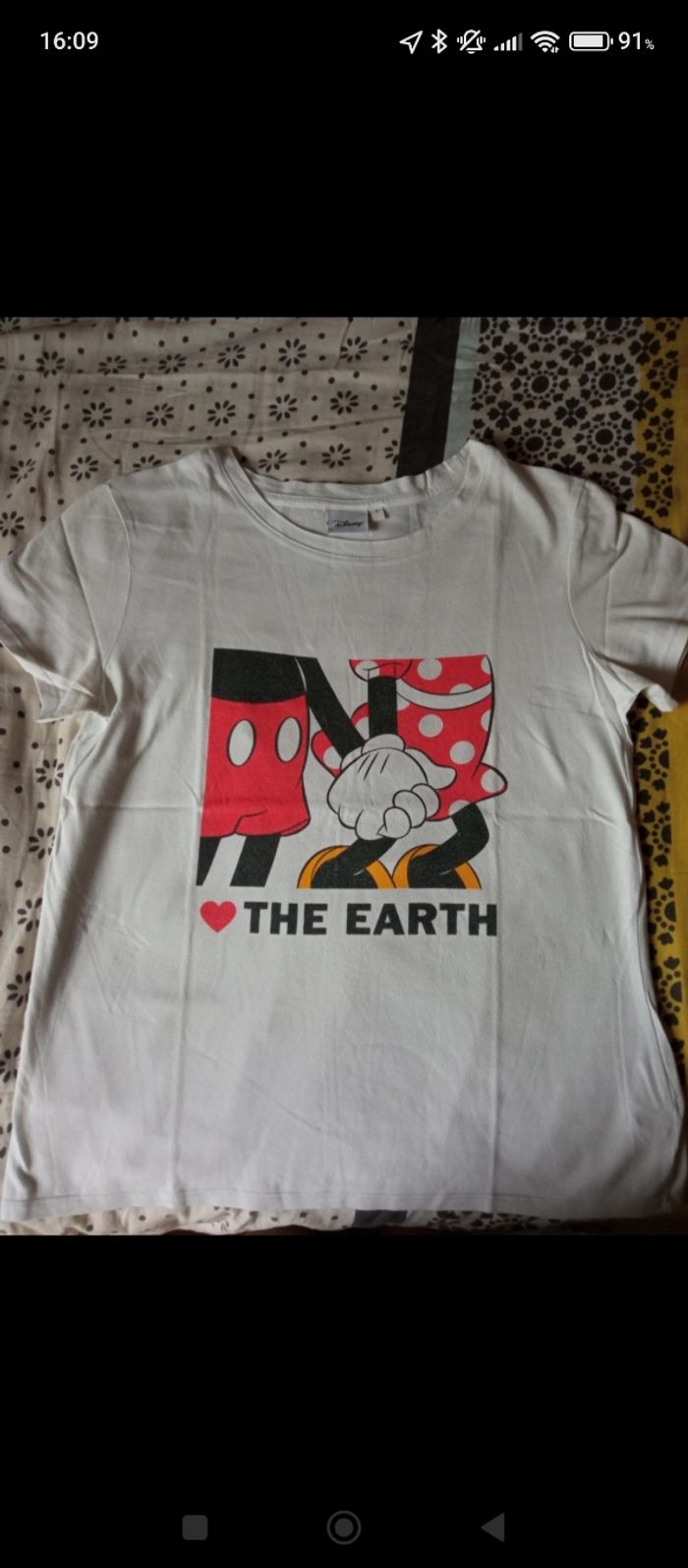 T-shirt blanc Minnie et Mickey - photo numéro 2