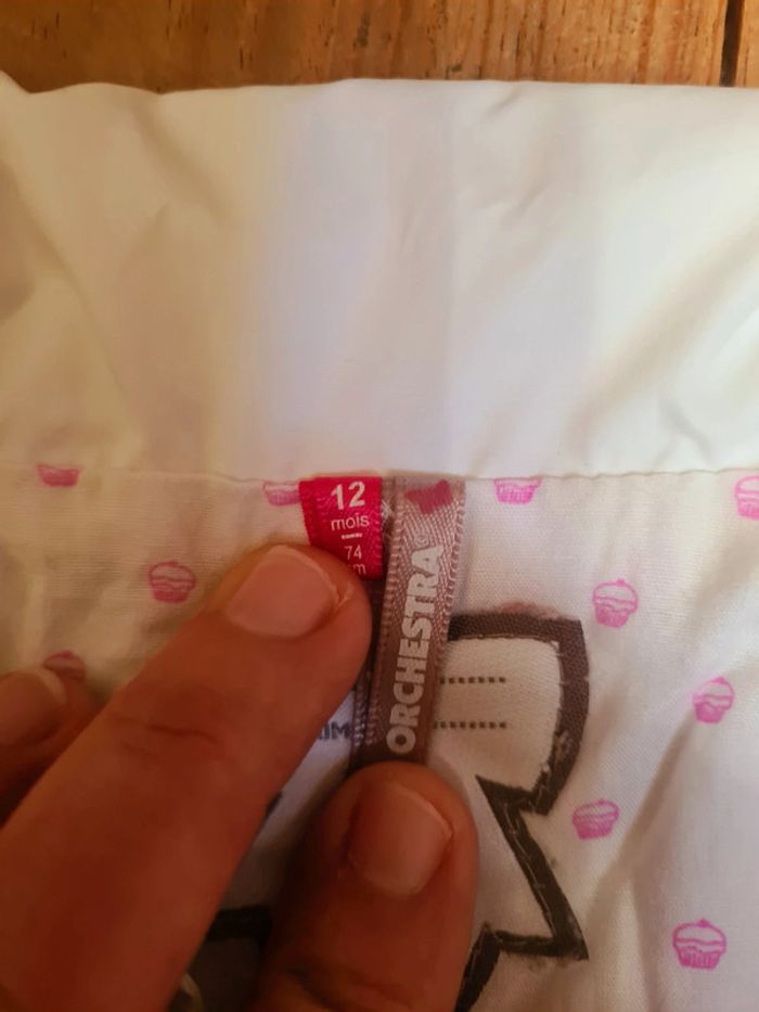 Jolie parka blanche pour bebe fille - photo numéro 3