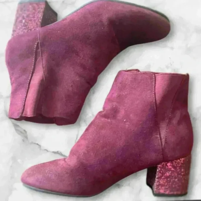 Bottines femme bordeaux – Taille 37 – Bon état - photo numéro 3