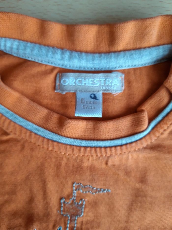 Tee-shirt manches longues 6 mois - photo numéro 3