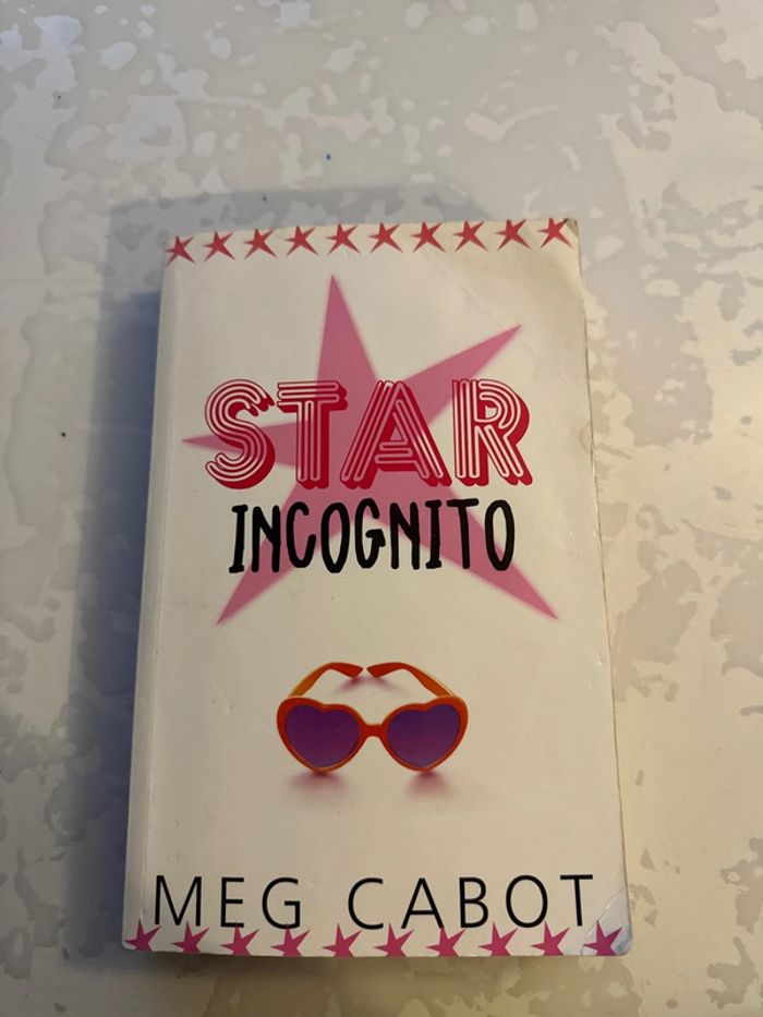 Livre star incognito - meg cabot