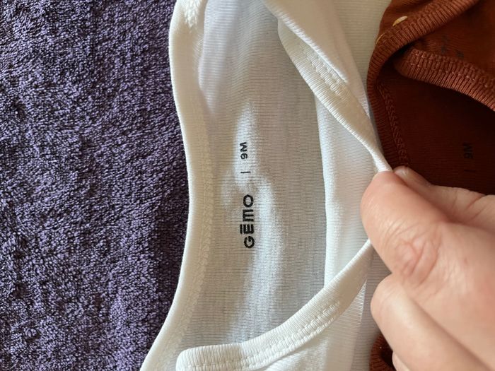 Lot de 3 bodies bébé garçon taille 9 mois - photo numéro 4