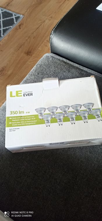 Lot de 8 ampoules led