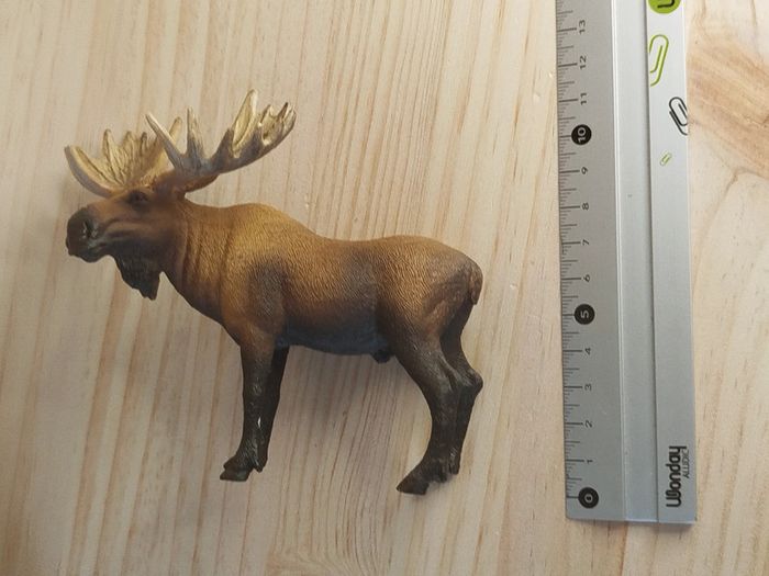 Schleich Élan caribou Figurine animal de la forêt - photo numéro 6