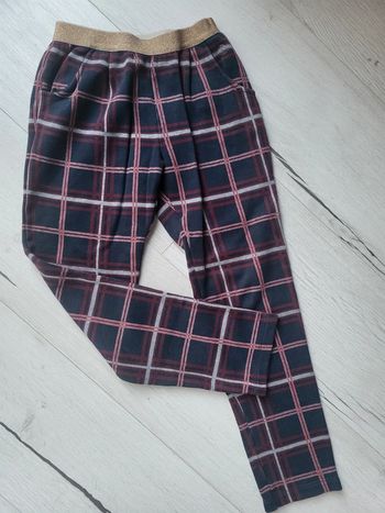 Pantalon hiver à carreaux 8ans petit bateau