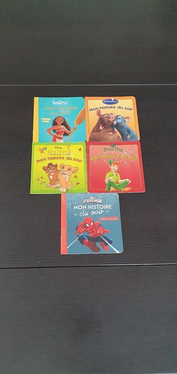 5 livres "Mon histoire du soir"