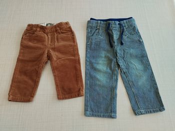 Lot pantalons garçon 12/23 mois
