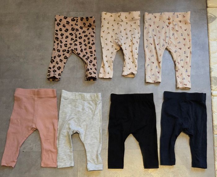 Lot de 7 legging kiabi 3mois